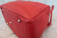Load image into Gallery viewer, HERMES LINDY 34 Clemence leather Rouge garance □M Engraving Shoulder bag 700100237
