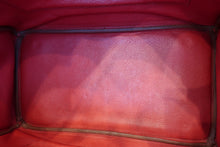 Load image into Gallery viewer, HERMES BIRKIN 35 Graine Couchevel leather Rouge vif 〇Z Engraving Hand bag 700070187