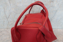 Load image into Gallery viewer, HERMES LINDY 34 Clemence leather Rouge garance □M Engraving Shoulder bag 700100237