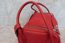 画像をギャラリービューアに読み込む, HERMES/エルメス リンディ34 トリヨンクレマンス ルージュガランス □M刻印 ショルダーバッグ 700100237