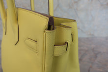画像をギャラリービューアに読み込む, HERMES/エルメス バーキン30 ヴォーエプソン ライム ハンドバッグ 800050116