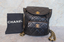 画像をギャラリービューアに読み込む, CHANEL/シャネル マトラッセチェーンリュック ラムスキン ブラック/ゴールド金具 リュック 700120029
