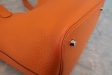 画像をギャラリービューアに読み込む, HERMES/エルメス ピコタンロックMM トリヨンクレマンス オレンジ □O刻印 ハンドバッグ 600120186