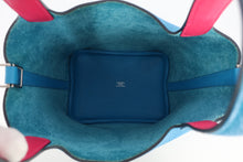 將圖片載入圖庫檢視器 HERMES/エルメス ピコタンロックエクラPM トリヨンクレマンス/ヴォースイフト ブルーフリーダ/ローズメキシコ Y刻印 ハンドバッグ 800090219
