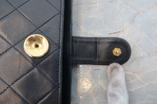 画像をギャラリービューアに読み込む, CHANEL/シャネル マトラッセチェーンショルダーバッグ ラムスキン ネイビー/ゴールド金具 ショルダーバッグ 800010055