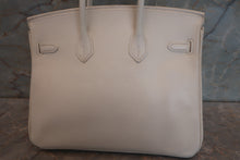 Load image into Gallery viewer, HERMES BIRKIN 25 Epsom leather White □K Engraving Hand bag 700100007