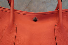 將圖片載入圖庫檢視器 HERMES/エルメス ガーデンパーティPM ヴォーエプソン ローズジャイプール A刻印 トートバッグ 700090170