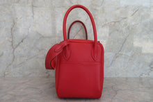 Load image into Gallery viewer, HERMES LINDY 26 Verso Clemence leather Rouge casaque/Rose jaipur □P Engraving Shoulder bag 700060081