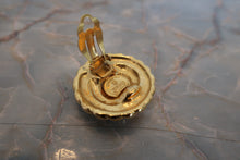 Load image into Gallery viewer, CHANEL CC mark Round earring Gold plate Gold Earring 700080088