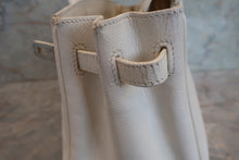 Load image into Gallery viewer, HERMES BIRKIN 25 Epsom leather White □K Engraving Hand bag 700100007