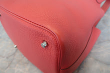 将图片加载到图库查看器,HERMES PICOTIN LOCK MM Clemence leather Bougainvillier □N刻印 Hand bag 600120027