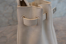 Load image into Gallery viewer, HERMES BIRKIN 25 Epsom leather White □K Engraving Hand bag 700100007