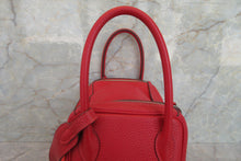 Load image into Gallery viewer, HERMES LINDY 26 Verso Clemence leather Rouge casaque/Rose jaipur □P Engraving Shoulder bag 700060081