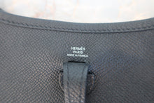 Load image into Gallery viewer, HERMES EVELYNE TPM Epsom leather Black A Engraving Shoulder bag 800080040