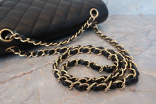 Load image into Gallery viewer, CHANEL Matelasse double flap double chain shoulder bag Caviar skin Black/Gold hadware Shoulder bag 700080099