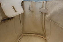 Load image into Gallery viewer, HERMES BIRKIN 25 Epsom leather White □K Engraving Hand bag 700100007