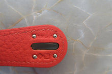 Load image into Gallery viewer, HERMES LINDY 26 Verso Clemence leather Rouge casaque/Rose jaipur □P Engraving Shoulder bag 700060081