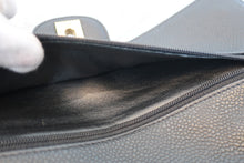 Load image into Gallery viewer, CHANEL Matelasse double flap double chain shoulder bag Caviar skin Black/Gold hadware Shoulder bag 700080099