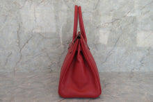 將圖片載入圖庫檢視器 HERMES/エルメス バーキン30 ヴォーエプソン ルージュガランス □J刻印 ハンドバッグ 700060206