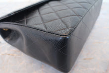 将图片加载到图库查看器,CHANEL/香奈儿 中号CF 单盖包 链条包 荔枝皮 Black/Gold hadware(黑色/金色金属) 肩背包 700120059