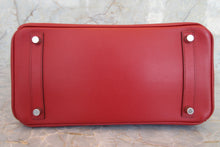 將圖片載入圖庫檢視器 HERMES/エルメス バーキン30 ヴォーエプソン ルージュガランス □J刻印 ハンドバッグ 700060206