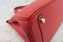 將圖片載入圖庫檢視器 HERMES/エルメス バーキン30 ヴォーエプソン ルージュガランス □J刻印 ハンドバッグ 700060206