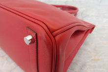 將圖片載入圖庫檢視器 HERMES/エルメス バーキン30 ヴォーエプソン ルージュガランス □J刻印 ハンドバッグ 700060206