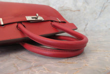 將圖片載入圖庫檢視器 HERMES/エルメス バーキン30 ヴォーエプソン ルージュガランス □J刻印 ハンドバッグ 700060206