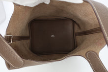 将图片加载到图库查看器,HERMES PICOTIN LOCK MM Clemence leather Etoupe gray Y刻印 Hand bag 800100025