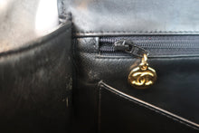 將圖片載入圖庫檢視器 CHANEL/シャネル 中マトラッセシングルフラップWチェーンショルダーバッグ ラムスキン ブラック/ゴールド金具 ショルダーバッグ 800020182