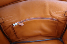 Load image into Gallery viewer, HERMES BIRKIN 30 Clemence leather Orange □H Engraving Hand bag 700100213