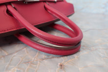 將圖片載入圖庫檢視器 HERMES/エルメス バーキン25 ヴォースイフト ルビー □N刻印 ハンドバッグ 800010050