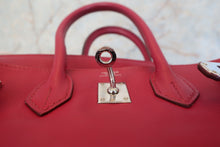 將圖片載入圖庫檢視器 HERMES/エルメス バーキン25 ヴォースイフト ルビー □N刻印 ハンドバッグ 800010050