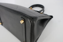 將圖片載入圖庫檢視器 HERMES/エルメス バーキン30 アルデンヌ ブラック □D刻印 ハンドバッグ 80010009