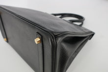 將圖片載入圖庫檢視器 HERMES/エルメス バーキン30 アルデンヌ ブラック □D刻印 ハンドバッグ 80010009