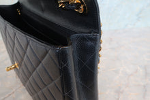 将图片加载到图库查看器,CHANEL/香奈儿 中号CF 单盖包 链条包 荔枝皮 Black/Gold hadware(黑色/金色金属) 肩背包 700120059