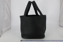 Load image into Gallery viewer, HERMES PICOTIN LOCK MM Clemence leather Black C Engraving Hand bag 800090209