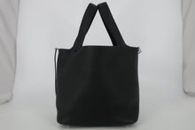 Load image into Gallery viewer, HERMES PICOTIN LOCK MM Clemence leather Black C Engraving Hand bag 800090209