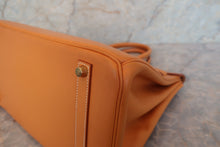 Load image into Gallery viewer, HERMES BIRKIN 35 Box carf leather Natural 〇Z Engraving Hand bag 700090152