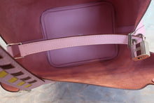 Load image into Gallery viewer, HERMES PICOTIN LOCK MM Tressage Epsom leather Mauve sylvestre/Rouge H/Jaune de naples D Engraving Hand bag 700100211