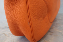 将图片加载到图库查看器,HERMES TRIM 35 Clemence leather Orange □F刻印 Shoulder bag 700120074