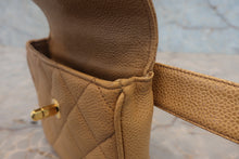 画像をギャラリービューアに読み込む, CHANEL/シャネル マトラッセウエストポーチ キャビアスキン ベージュ/ゴールド金具 ウエストポーチ 800020187