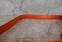 将图片加载到图库查看器,HERMES TRIM 35 Clemence leather Orange □F刻印 Shoulder bag 700120074