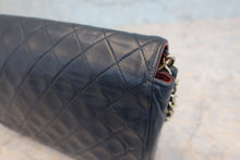 将图片加载到图库查看器,CHANEL/香奈儿 CF 链条包 羊皮 Navy/Gold hadware(藏蓝色/金色金属) 肩背包 80002047