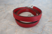 Load image into Gallery viewer, HERMES BOLIDE 35 Clemence leather Rouge casaque □Q Engraving Shoulder bag 700100238