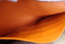 将图片加载到图库查看器,HERMES TRIM 35 Clemence leather Orange □F刻印 Shoulder bag 700120074