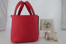 画像をギャラリービューアに読み込む, HERMES/エルメス ピコタンロックPM トリヨンクレマンス ローズエクストリーム D刻印 ハンドバッグ 800100045