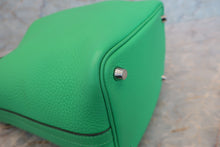 Load image into Gallery viewer, HERMES PICOTIN LOCK PM Clemence leather Vert comics U Engraving Hand bag 700100197