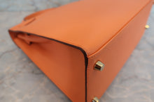 将图片加载到图库查看器,HERMES KELLY 28 Epsom leather Mango □P刻印 Shoulder bag 700120070