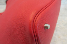 Load image into Gallery viewer, HERMES PICOTIN LOCK MM Clemence leather Rouge casaque C Engraving Hand bag 700040038